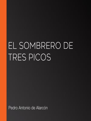 cover image of El sombrero de tres picos
